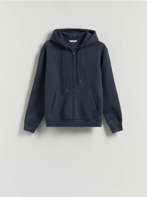 Reserved - Bluza z kapturem - granatowy