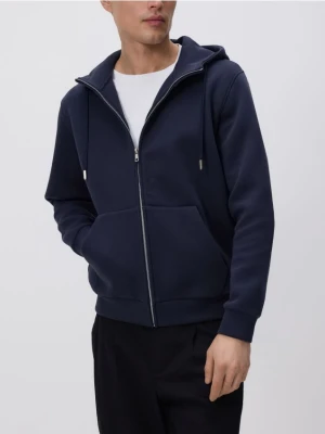Reserved - Bluza z kapturem - granatowy