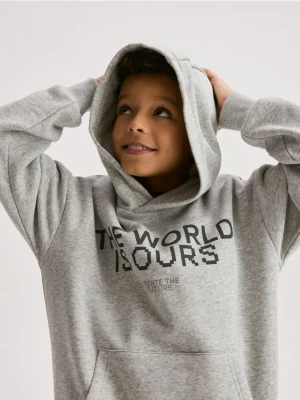 Reserved - Bluza z kapturem - jasnoszary