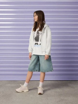 Reserved - Bluza z kapturem - jasnoszary