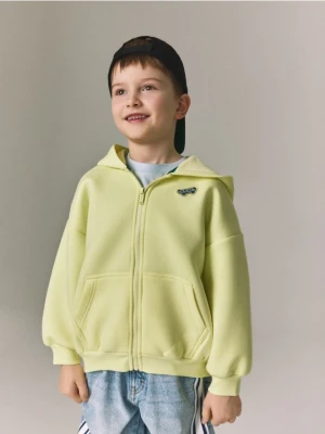 Reserved - Bluza z kapturem - jasnożółty