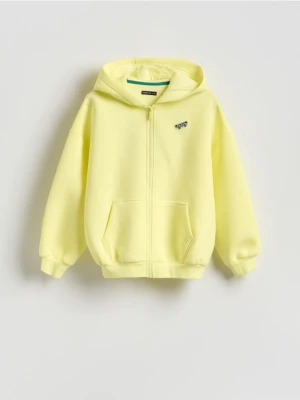 Zdjęcie produktu Reserved - Bluza z kapturem - jasnożółty