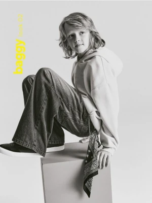 Reserved - Bluza z kapturem - kremowy