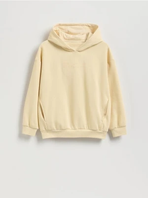 Reserved - Bluza z kapturem - kremowy