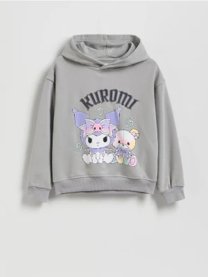 Reserved - Bluza z kapturem Kuromi - ciemnoszary