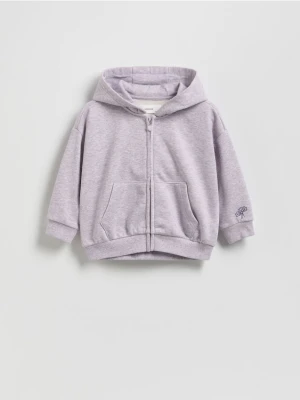 Reserved - Bluza z kapturem - lawendowy