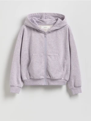 Reserved - Bluza z kapturem - lawendowy