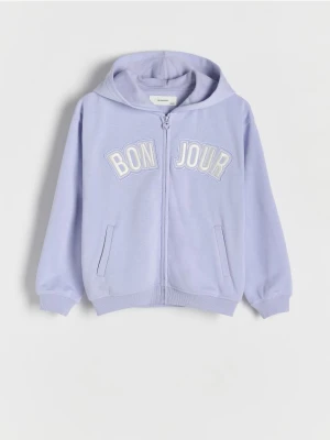 Reserved - Bluza z kapturem - lawendowy