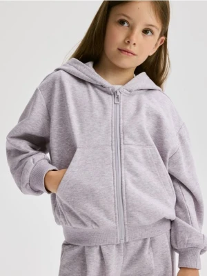 Reserved - Bluza z kapturem - lawendowy