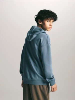 Reserved - Bluza z kapturem - niebieski