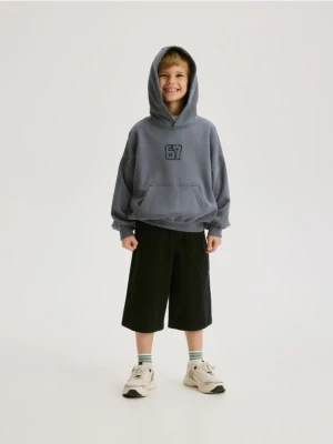 Reserved - Bluza z kapturem - niebieski