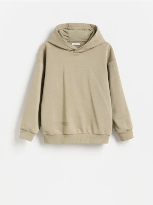 Reserved - Bluza z kapturem - oliwkowy