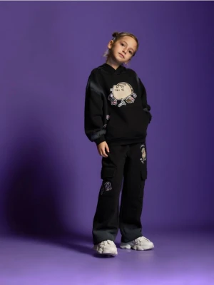Reserved - Bluza z kapturem Pusheen - czarny