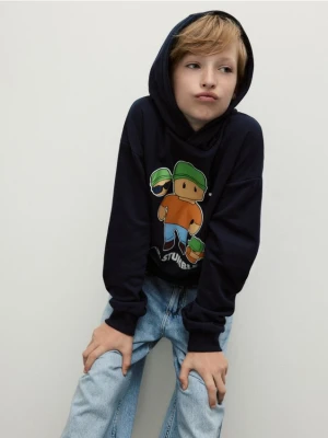 Reserved - Bluza z kapturem Stumble Guys - granatowy