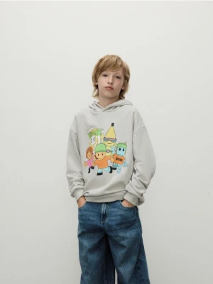 Reserved - Bluza z kapturem Stumble Guys - jasnoszary