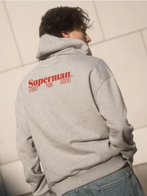 Reserved - Bluza z kapturem SUPERMAN™ - jasnoszary