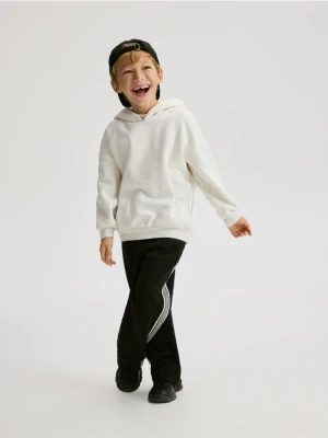 Reserved - Bluza z kapturem - złamana biel