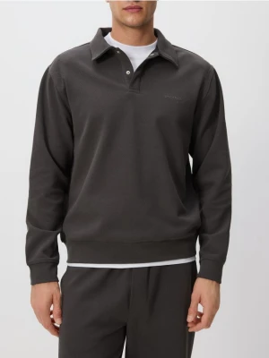 Reserved - Bluza z kołnierzem - ciemnoszary