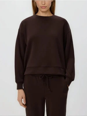 Reserved - Bluza z modalem - ciemnobrązowy
