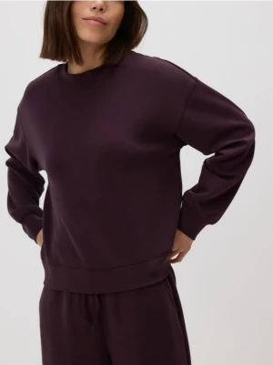 Reserved - Bluza z modalem - ciemnofioletowy
