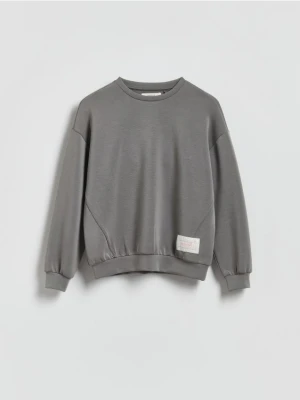 Reserved - Bluza z modalem - ciemnoszary