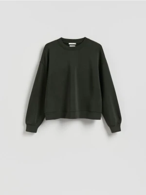 Reserved - Bluza z modalem - ciemnozielony