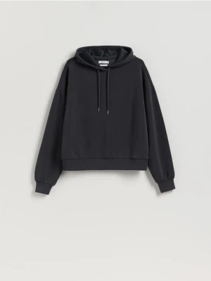 Reserved - Bluza z modalem - granatowy