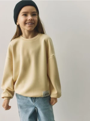 Reserved - Bluza z modalem - jasnożółty