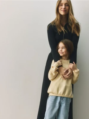 Reserved - Bluza z modalem - jasnożółty