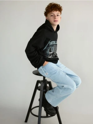 Reserved - Bluza z motywem Metallica - czarny