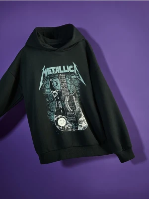 Reserved - Bluza z motywem Metallica - czarny