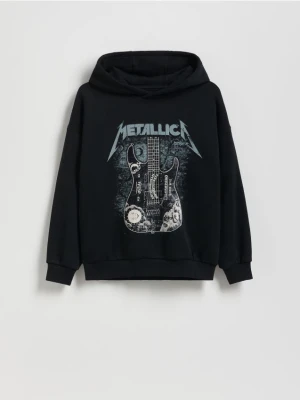 Reserved - Bluza z motywem Metallica - czarny
