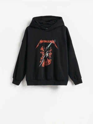 Reserved - Bluza z motywem Metallica - czarny