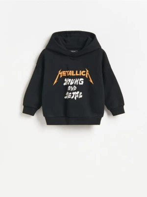 Reserved - Bluza z motywem Metallica - czarny