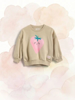 Zdjęcie produktu Reserved - Bluza z nadrukiem - beżowy