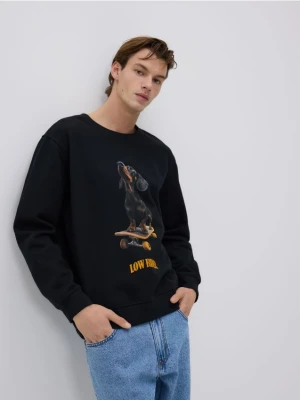 Reserved - Bluza z nadrukiem - czarny