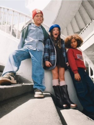 Reserved - Bluza z nadrukiem - czerwony