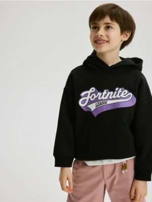 Reserved - Bluza z nadrukiem Fortnite - czarny