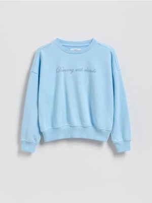 Zdjęcie produktu Reserved - Bluza z nadrukiem - jasnoniebieski
