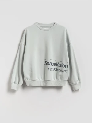 Reserved - Bluza z nadrukiem - jasnoszary
