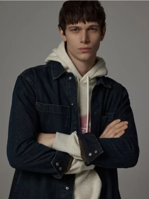 Reserved - Bluza z nadrukiem - jasnoszary