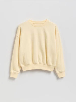 Reserved - Bluza z nadrukiem - kremowy