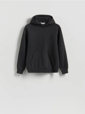 Reserved - Bluza z nadrukiem na plecach - szary