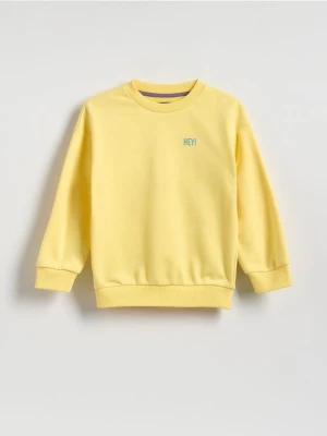 Reserved - Bluza z nadrukiem - żółty