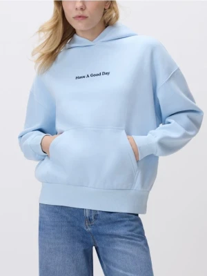 Zdjęcie produktu Reserved - Bluza z napisem - jasnoniebieski