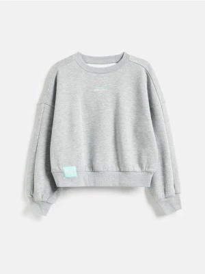 Reserved - Bluza z napisem na plecach - jasnoszary