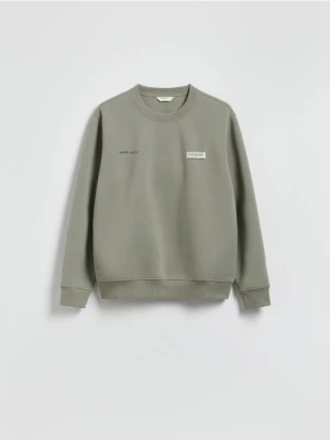 Reserved - Bluza z naszywką - jasny zielony