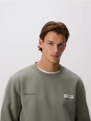 Reserved - Bluza z naszywką - jasny zielony