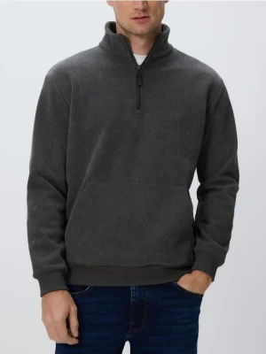 Reserved - Bluza z wysoką stójką - jasny zielony