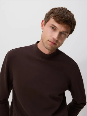 Reserved - Bluza ze stójką - bordowy